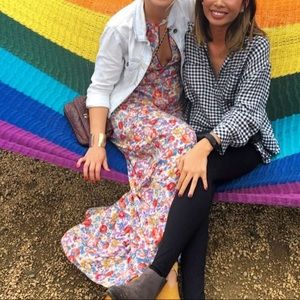 freepeople ecote floral jumpsuit - size 2 / small